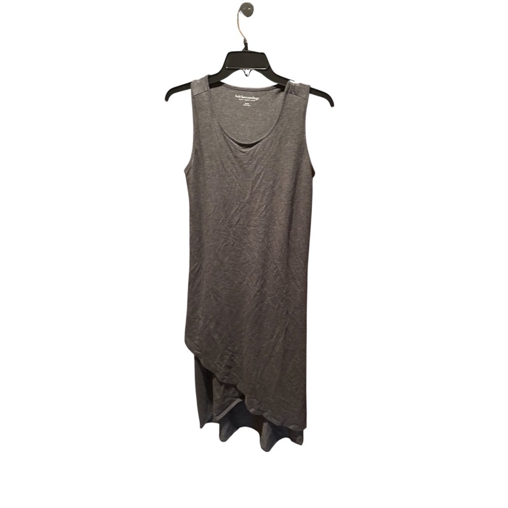 Soft Surroundings Sleeveless Hi Low Dress in Gray Small